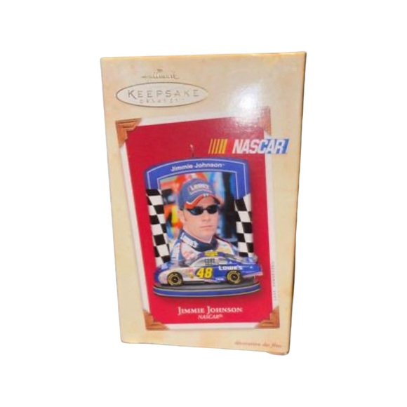 Vintage Hallmark Jimmy Johnson NASCAR Christmas Tree Ornament: NIB: Winston Cup - Picture 1 of 3